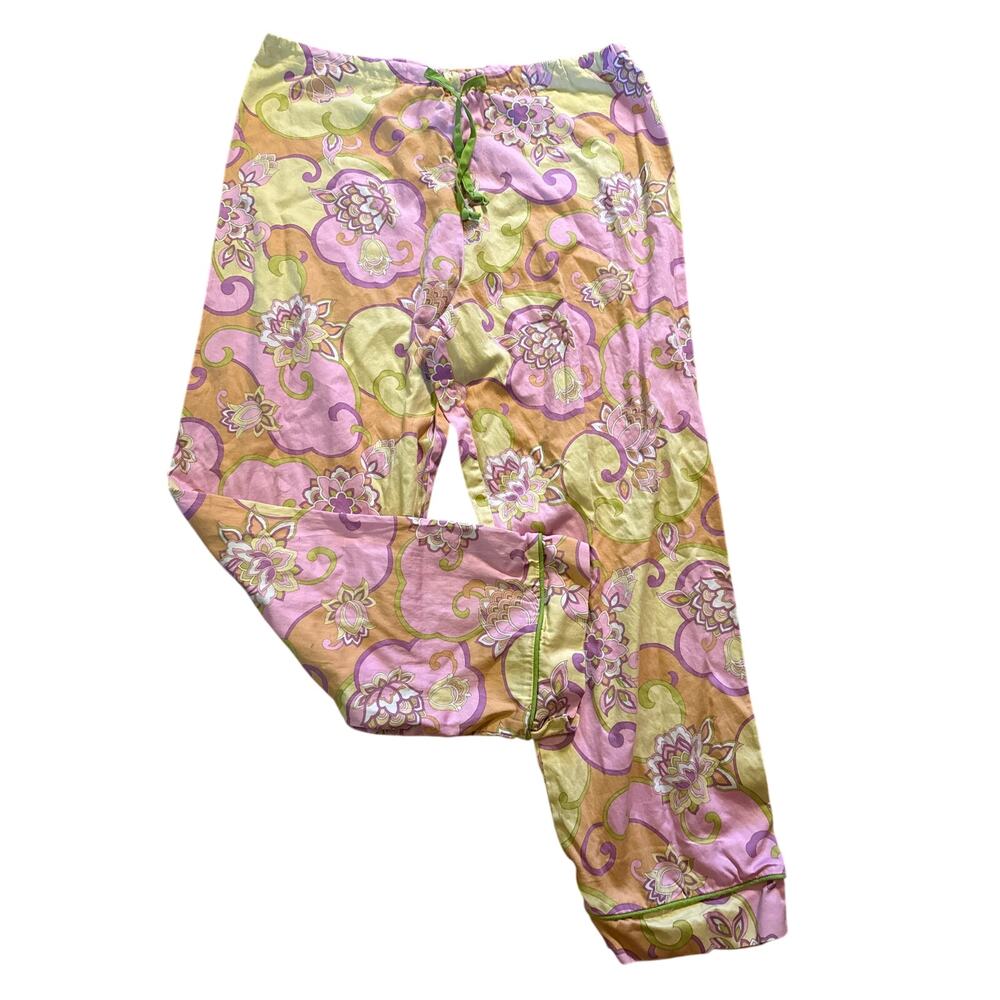 BEDHEAD, vintage pajama set, retro floral pattern, size Small S - Picture 4 of 6